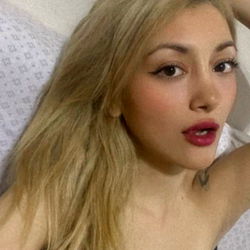 Blonde Model with Tattoo