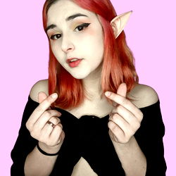 Model in Vampire Cosplay