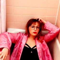 Baby August: Minneapolis-Based OnlyFans Model in a Pink Gown