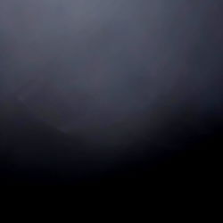 Skyscraper in the fog with rainbow colors