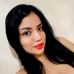 Stylish Woman with Vivid Red Lipstick