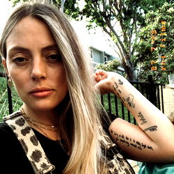 A Southern California Model in a casual pose