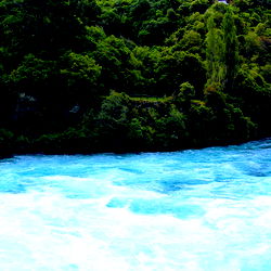 River and waterfall in scenic area